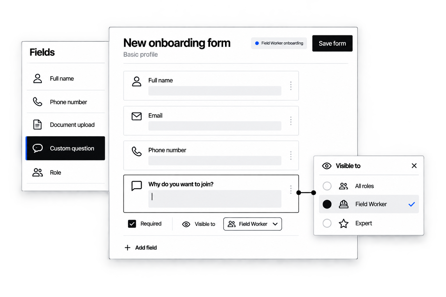 Workhint participant onboarding form